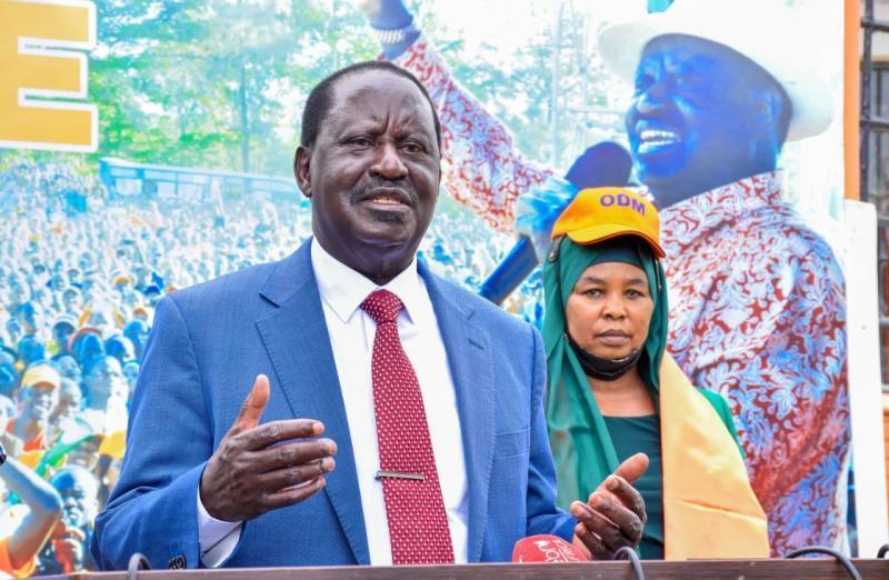 File image of Raila Odinga